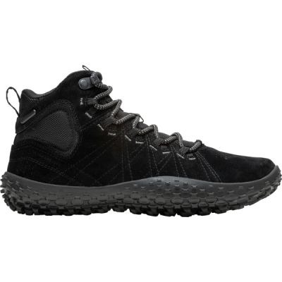 Merrell Wrapt Mid Wp W - Black/black - Naiset - 41 - Partioaitta - Paljasjalkakengät