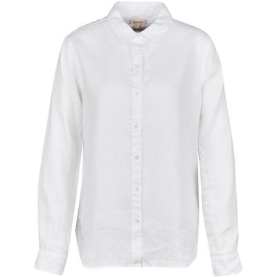 Barbour Marine Shirt - White - Naiset - 10 - Partioaitta