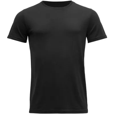 Devold Eika Merino 150 Tee Man - Black - Miehet - S - Partioaitta, kuva 1 / 1