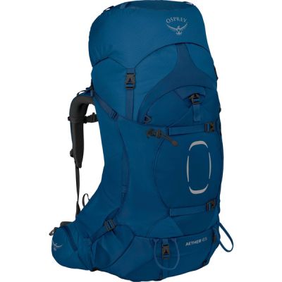 Osprey Aether 65 - Deep Water Blue - Miehet - S/M - Partioaitta | Alk. 299,95 €