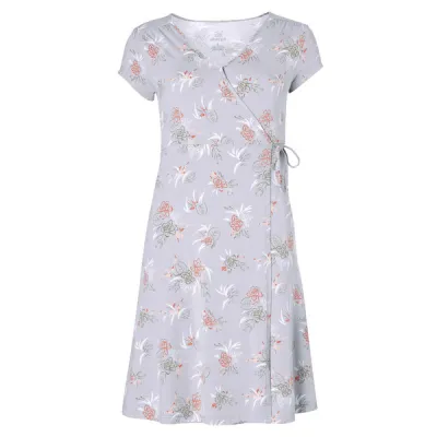 Sherpa Padma Wrap Dress - Alloy Floral - Naiset - M - Partioaitta, kuva 1 / 1