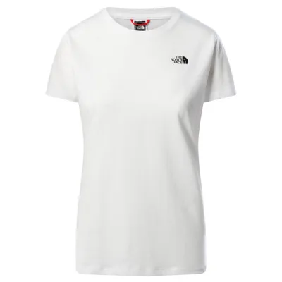 The North Face W S/s Simple Dome Tee - Tnf White - Naiset - XS - Partioaitta, kuva 1 / 1