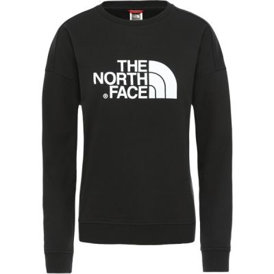 The North Face W Drew Peak Crew - Tnf Black - Naiset - L - Partioaitta