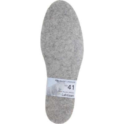 Lahtiset Pohjalliset Villa - Vaalean Harmaa - Unisex - 46 - Partioaitta