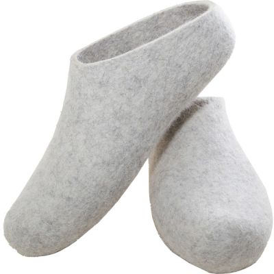 Lahtiset Huopapohjaiset Lipokkaat - Vaalean Harmaa - Unisex - 40 - Partioaitta