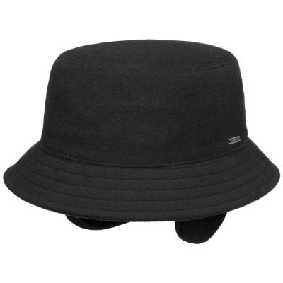 Stetson Bucket Wool/cashmere Ef - Black - Unisex - L - Partioaitta
