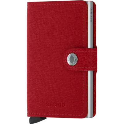 Secrid Miniwallet Crisple - Red - OneSize - Partioaitta