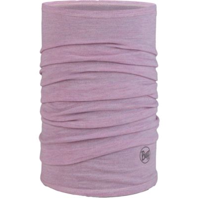 Buff Midweight Merino Wool Buff - Melange Lilac Sand - Unisex - OneSize - Partioaitta