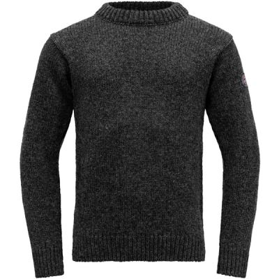 Devold Nansen Wool Sweater - Anthracite - Unisex - XL - Partioaitta