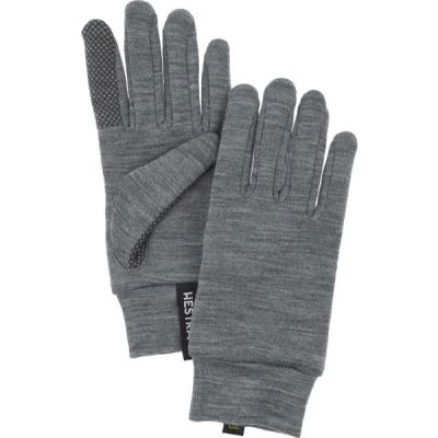 Hestra Merino Touch Point - 5 Finger - Grey - Unisex - 6 - Partioaitta | Alk. 35,00 €