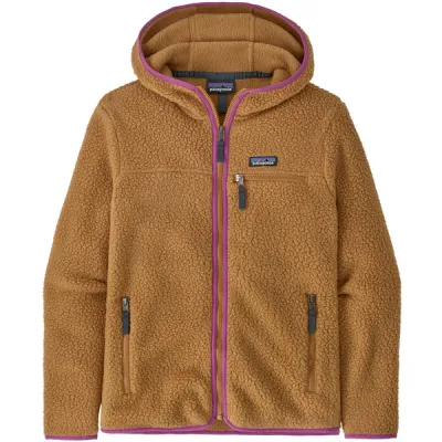 Patagonia W' S Retro Pile Hoody - Nest Brown W/amaranth Pink - Naiset - S - Partioaitta, kuva 1 / 1