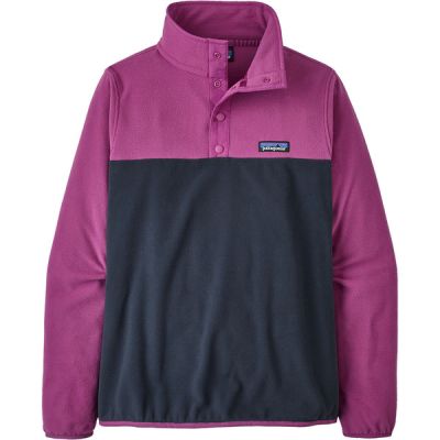 Patagonia W' S Micro D Snap-t P/o - Pitch Blue - Naiset - S - Partioaitta