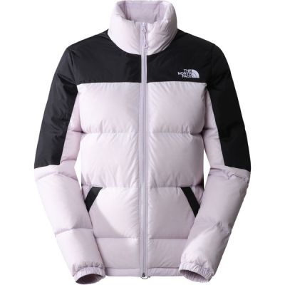The North Face Women' S Diablo Down Jacket - Lavender Fog-tnf Black - Naiset - L - Partioaitta