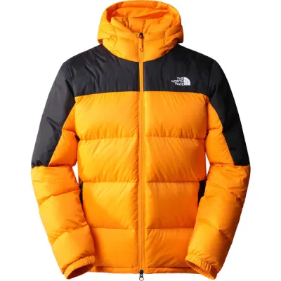 The North Face Men' S Diablo Down Hood - Cone Orange/tnf Black - Miehet - S - Partioaitta