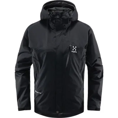 Haglöfs Astral Gtx Jacket Women - True Black - Naiset - M - Partioaitta, kuva 1 / 1