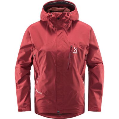 Haglöfs Astral Gtx Jacket Women - Brick Red  - Naiset - S - Partioaitta