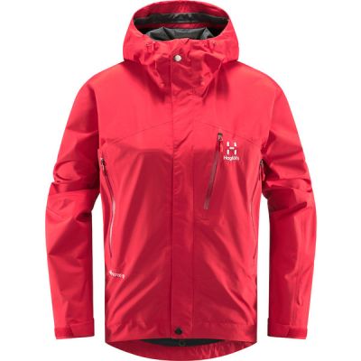 Haglöfs Astral Gtx Jacket Women - Scarlet Red - Naiset - XL - Partioaitta