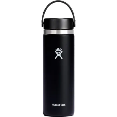 Hydro Flask Wide Mouth 591ml Flex Cap 2.0 - Black - OneSize - Partioaitta, kuva 1 / 1
