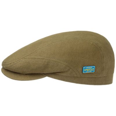 Stetson Driver Cap Cotton/linen - Olive - Unisex - 59 - Partioaitta