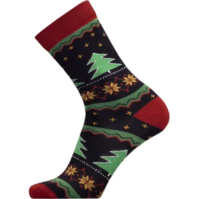 Sukkamestarit Merinovillasukat Joulu - Kuusi Snowflake Multi2 - Unisex - 39-42 - Partioaitta, kuva 1 / 1