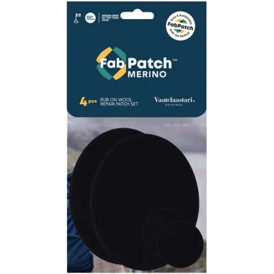 FabPatch Vaatelaastari Merino - Nocolor - OneSize - Partioaitta