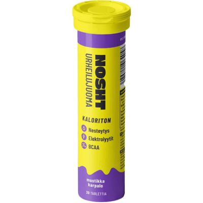 NOSHT Zero Poretabletti 80 G - Mustikka & Karpalo - Nocolor - OneSize - Partioaitta