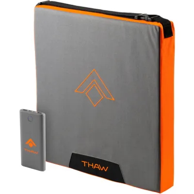 Thaw Rechargeable Heated Seat - Grey/orange - OneSize - Partioaitta