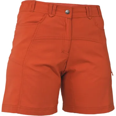 Warmpeace Valera Lady Shorts - Burnt Ochre - Naiset - S - Partioaitta, kuva 1 / 1