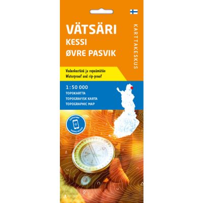 Karttakeskus Vätsäri Kessi Øvre Pasvik - Nocolor - OneSize - Partioaitta | Alk. 24,95 €