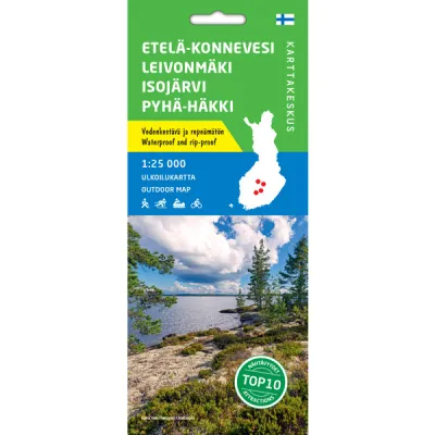 Karttakeskus Etelä-konnevesi Leivonmäki Isojärvi Pyhä-häkki - Nocolor - OneSize - Partioaitta, kuva 1 / 1