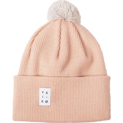 VAI-KO Ilo Beanie - Salmon Pink Beige Pom - Unisex - OneSize - Partioaitta