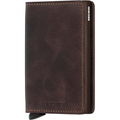 Secrid Slimwallet - Vintage Chocolate - OneSize - Partioaitta