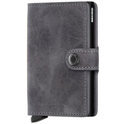 Secrid Miniwallet - Vintage Grey-black - OneSize - Partioaitta