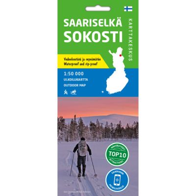 Karttakeskus Saariselkä Sokosti 1:50 000 - Nocolor - OneSize - Partioaitta