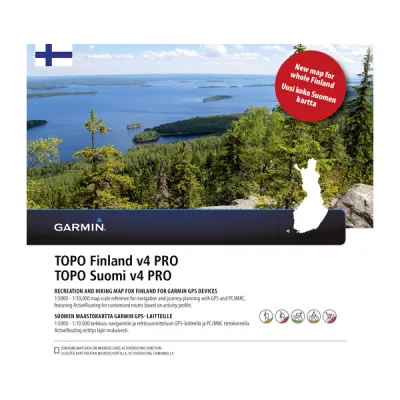 Garmin Topo Finland V4 Pro - Nocolor - OneSize - Partioaitta