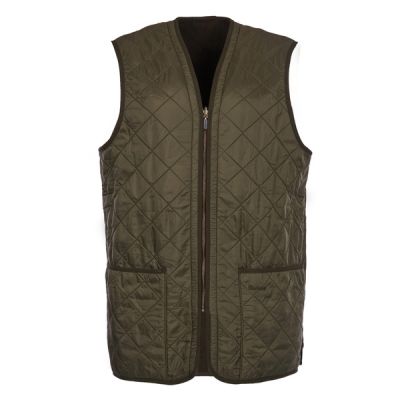 Barbour Polarquilt Waistcoat Zip In Liner - Olive - Miehet - M - Partioaitta