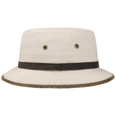 Stetson Bucket Cotton - Beige - Unisex - S - Partioaitta