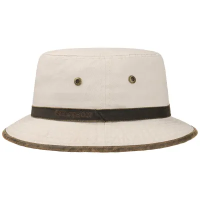 Stetson Bucket Cotton - Beige - Unisex - S - Partioaitta, kuva 1 / 1