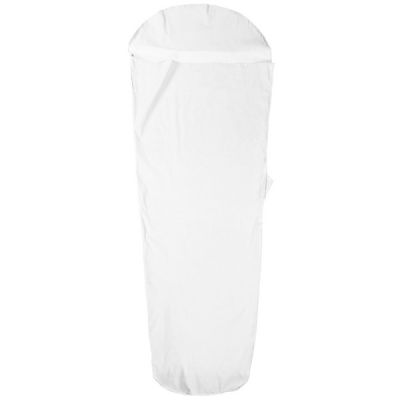 FRILUFTS Organic Cotton Mummy Liner - Off White - Unisex - OneSize - Partioaitta