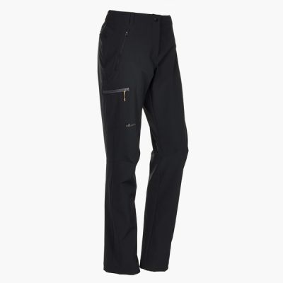 FRILUFTS Skogar Softshell Trousers Women - Caviar - Naiset - 40 - Partioaitta
