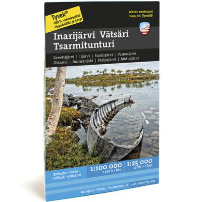 Calazo Inarijärvi Värtsäri Tsarmitunturi 1:25.000/1:100.000 - Nocolor - OneSize - Partioaitta