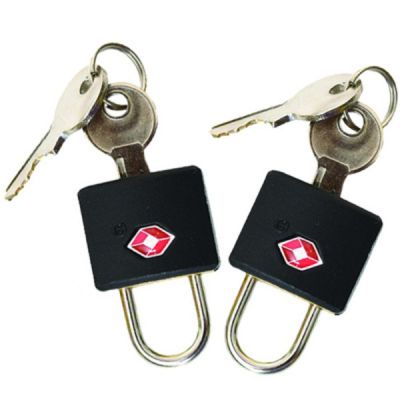Trekmates Key Padlock Tsa - Twin Pack - Black - OneSize - Partioaitta