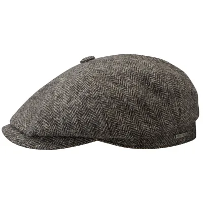 Stetson Hatteras Woolrich Herringbone - Grey - Unisex - 59 - Partioaitta