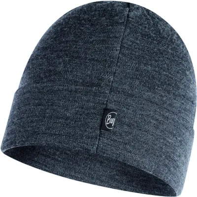 Buff Merino Heavyweight Beanie - Grey - Unisex - OneSize - Partioaitta, kuva 1 / 1