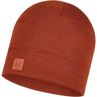 Buff Merino Heavyweight Beanie - Solid Sienna - Unisex - OneSize - Partioaitta, kuva 1 / 1