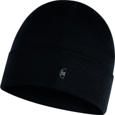 Buff Merino Heavyweight Beanie - Black - Unisex - OneSize - Partioaitta, kuva 1 / 1