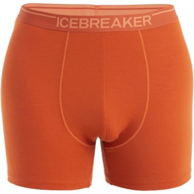 Icebreaker M Merino Anatomica Boxers - Molten - Miehet - M - Partioaitta