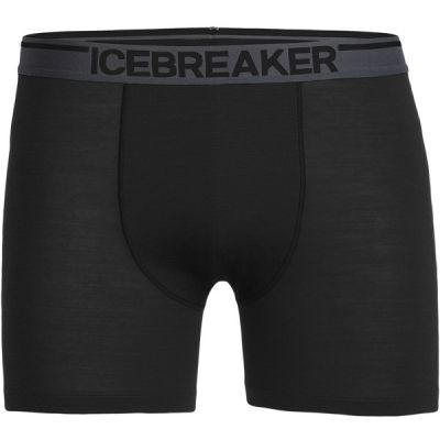 Icebreaker M Merino Anatomica Boxers - Black - Miehet - XL - Partioaitta