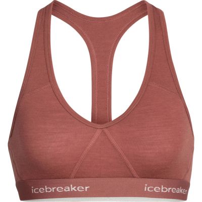 Icebreaker Women Merino Sprite Racerback Bra - Grape - Naiset - XL - Partioaitta