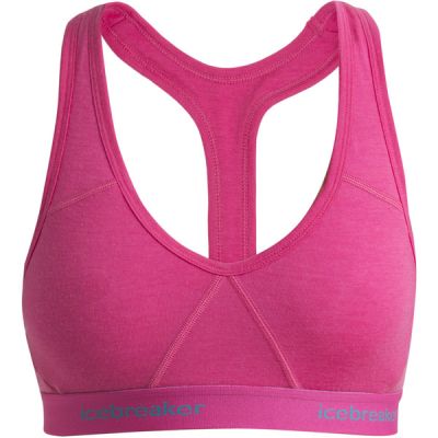 Icebreaker Women Merino Sprite Racerback Bra - Tempo - Naiset - S - Partioaitta